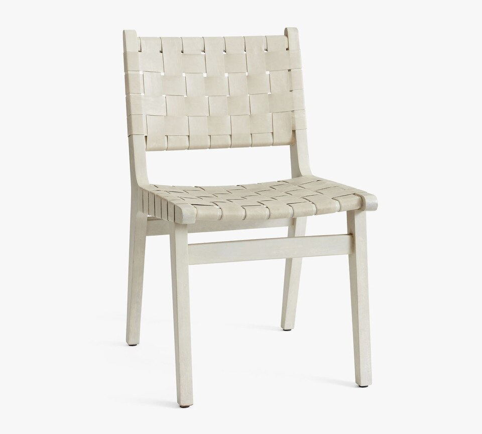 Fenton Woven Leather Dining Chair